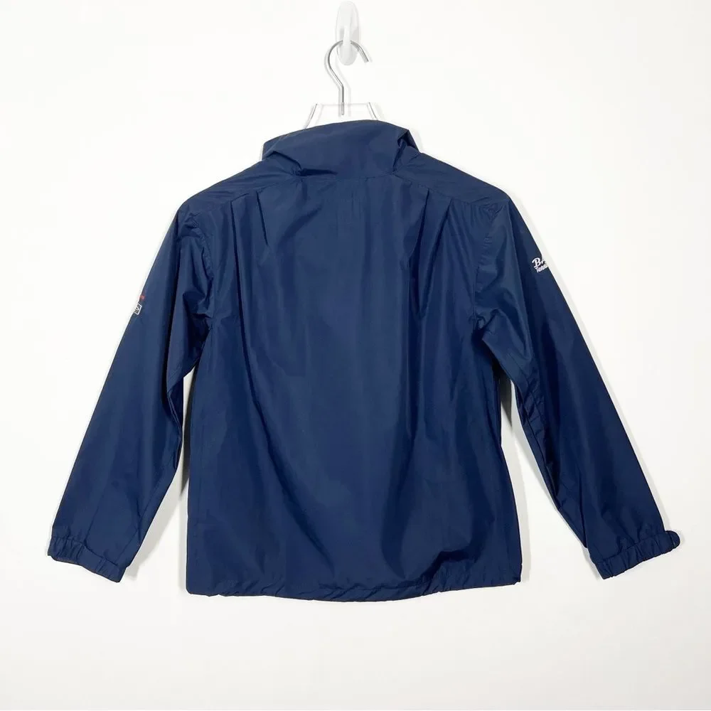 Bel Air Country Club Boys Size 9-10 Year Old Blue Quarter Zip Windbreaker Jacket